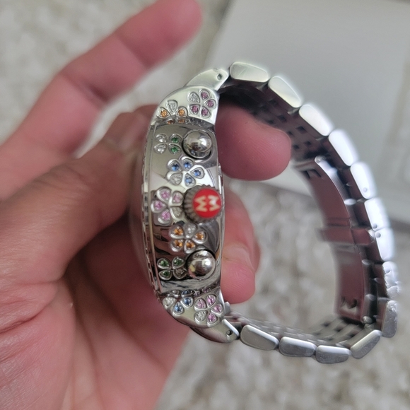 Michele extreme fleur multicolor watch - Picture 4 of 8